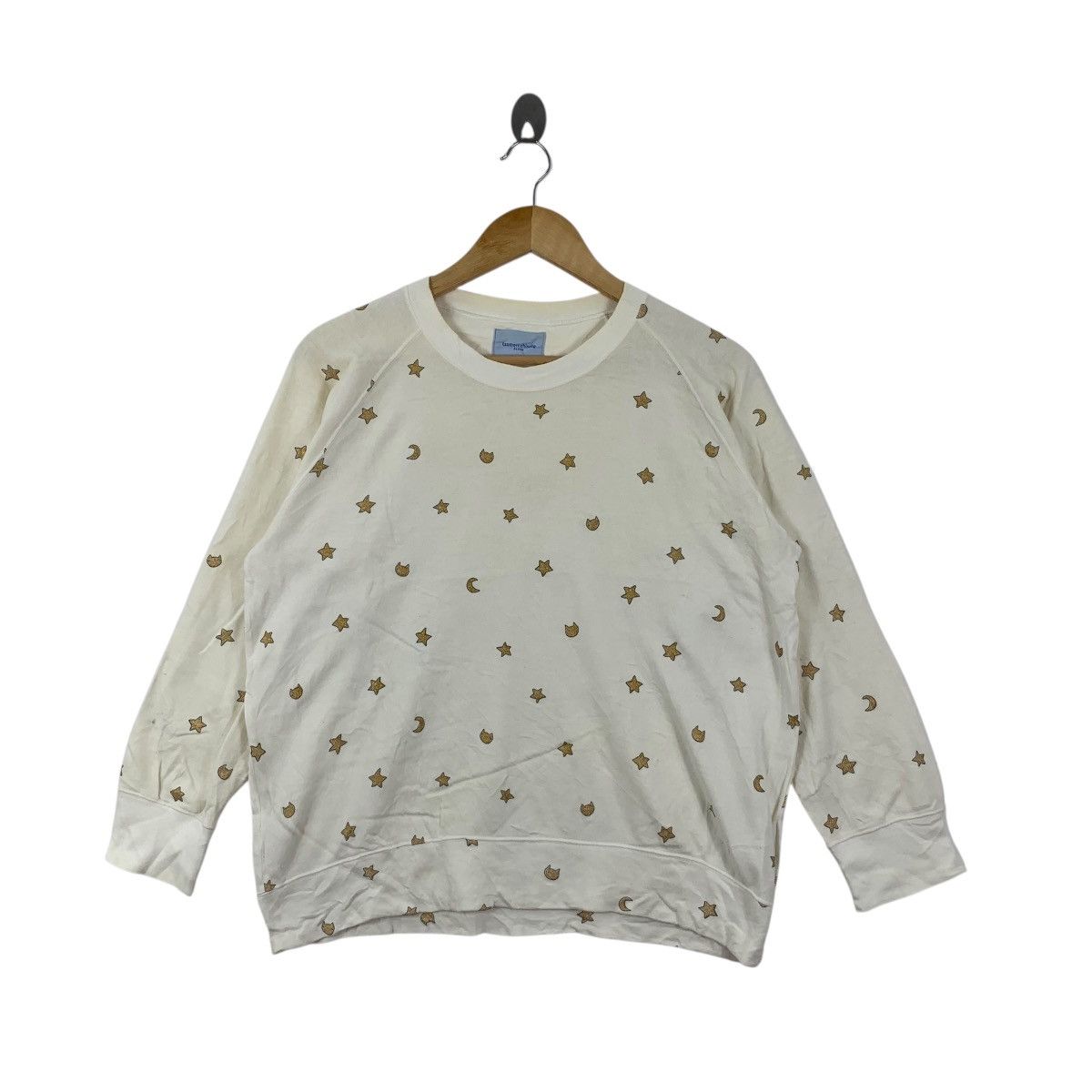 Tsumori Chisato Vintage TSUMORI CHISATO SLEEP Collection AOP Moon Sweatshirt Size L / US 10 / IT 46 - 3 Thumbnail