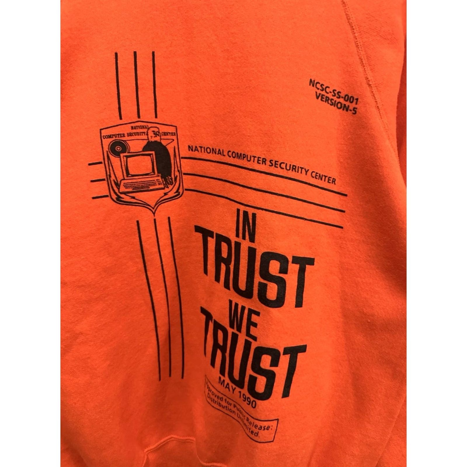 Vintage NCSC In Trust We Trust Nike? No—Original Title Provided: NWOT VTG National Cyber Security Centre NCSC In Trust We Trust Tech Sweatshirt M Size US M / EU 48-50 / 2 - 4 Thumbnail