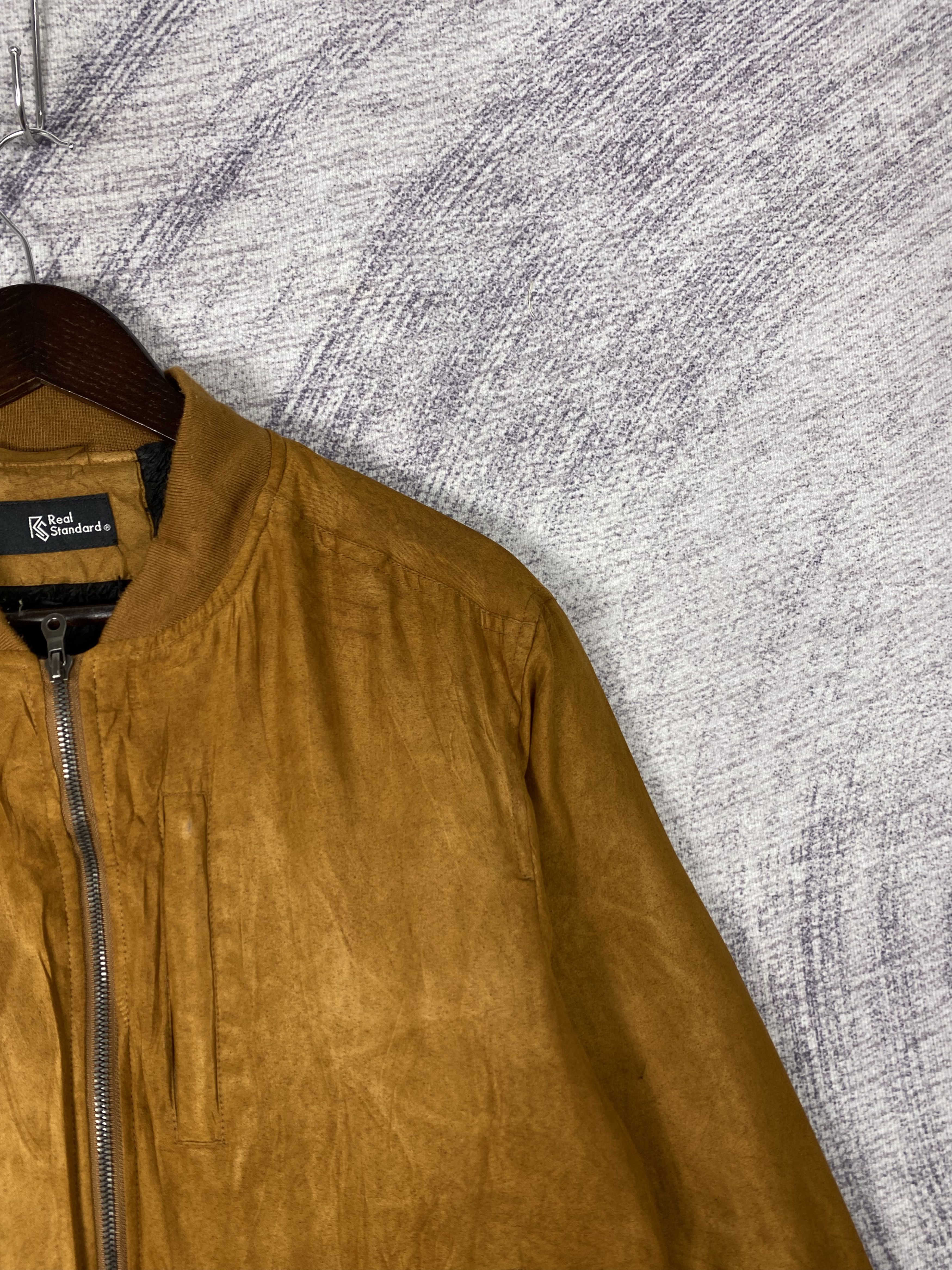 Japanese Brand Vintage Real Standard Bomber Jacket Size US XL / EU 56 / 4 - 3 Thumbnail