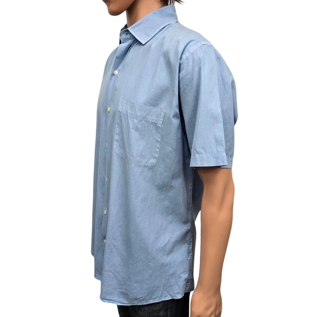 Peter Millar PETER MILLAR Seaside Washed Solid Sport Shirt Silk Cotton SS Size US L / EU 52-54 / 3 - 5 Thumbnail