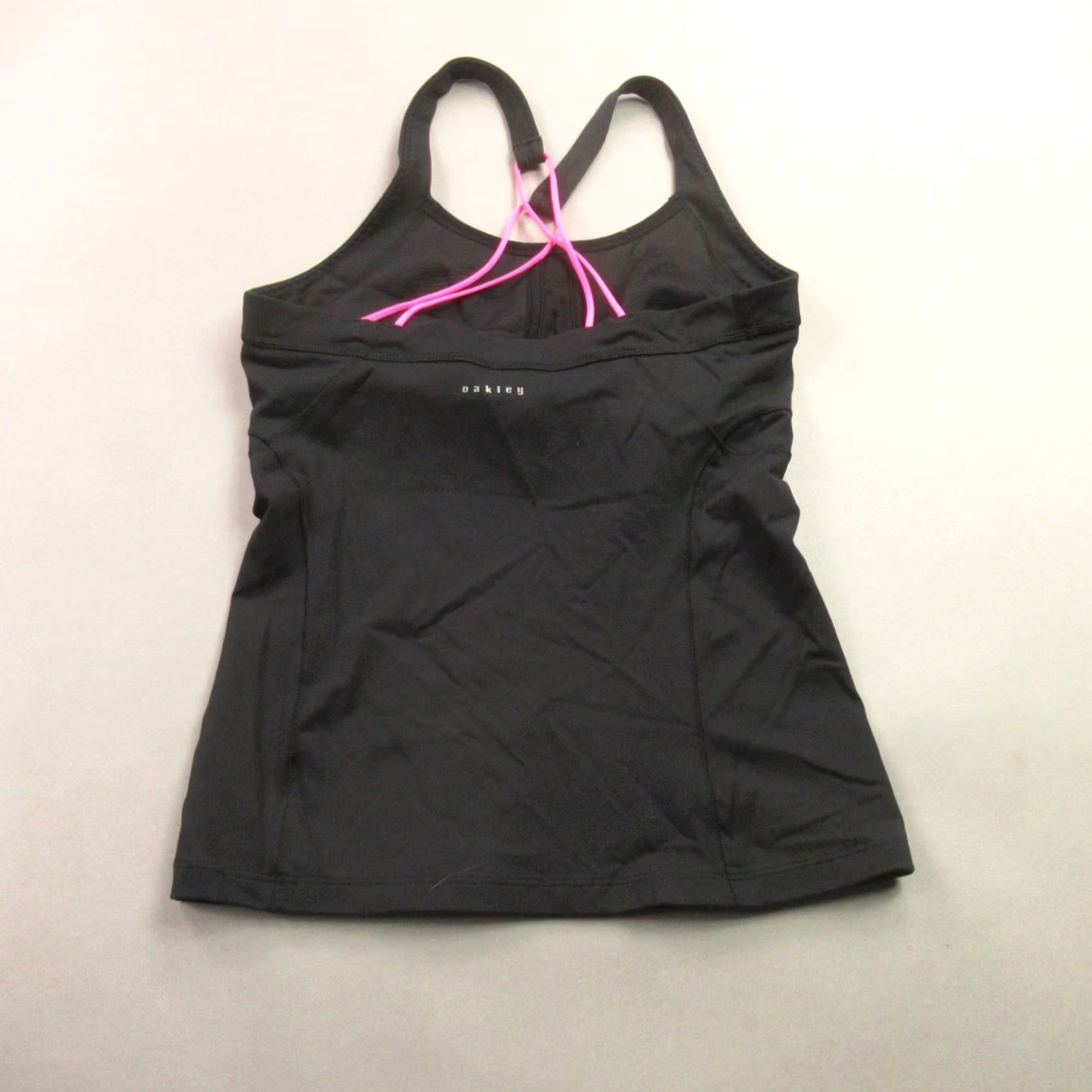 Oakley Oakley Shirt Womens Small Sleeveless Pullover Black Lightweight Top Tank Knit Casual Logo Bagde Womens Small Oakley Shirt Size S / US 4 / IT 40 - 5 Thumbnail