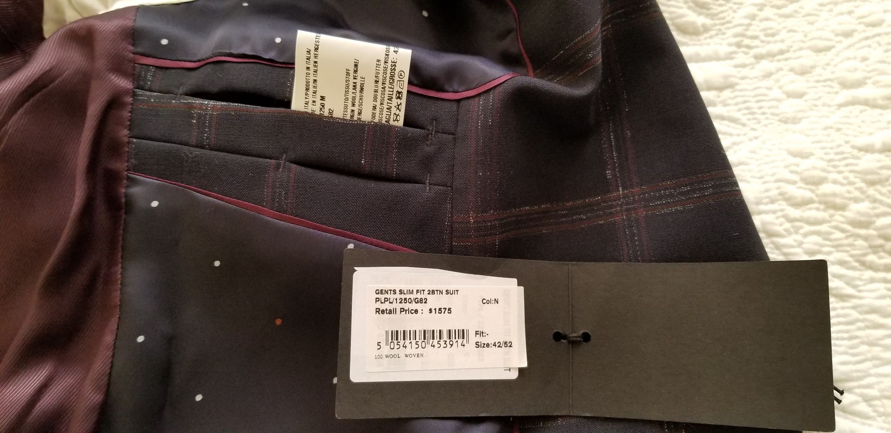 Paul Smith Paul Smith London navy check blazer Size 42R - 4 Thumbnail