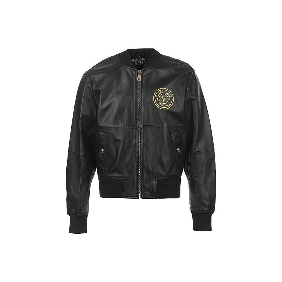 Versace Jeans Couture Versace Jeans Couture Logo Leather Jacket Size M Size US S / EU 44-46 / 1 - 1 Thumbnail