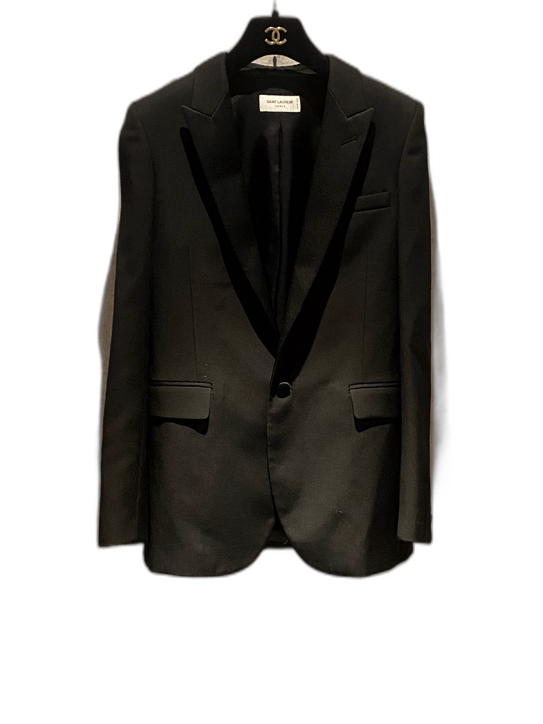 Saint Laurent Paris classic smoking suit by saint laurent-2507 Size US S / EU 44-46 / 1 - 7 Thumbnail