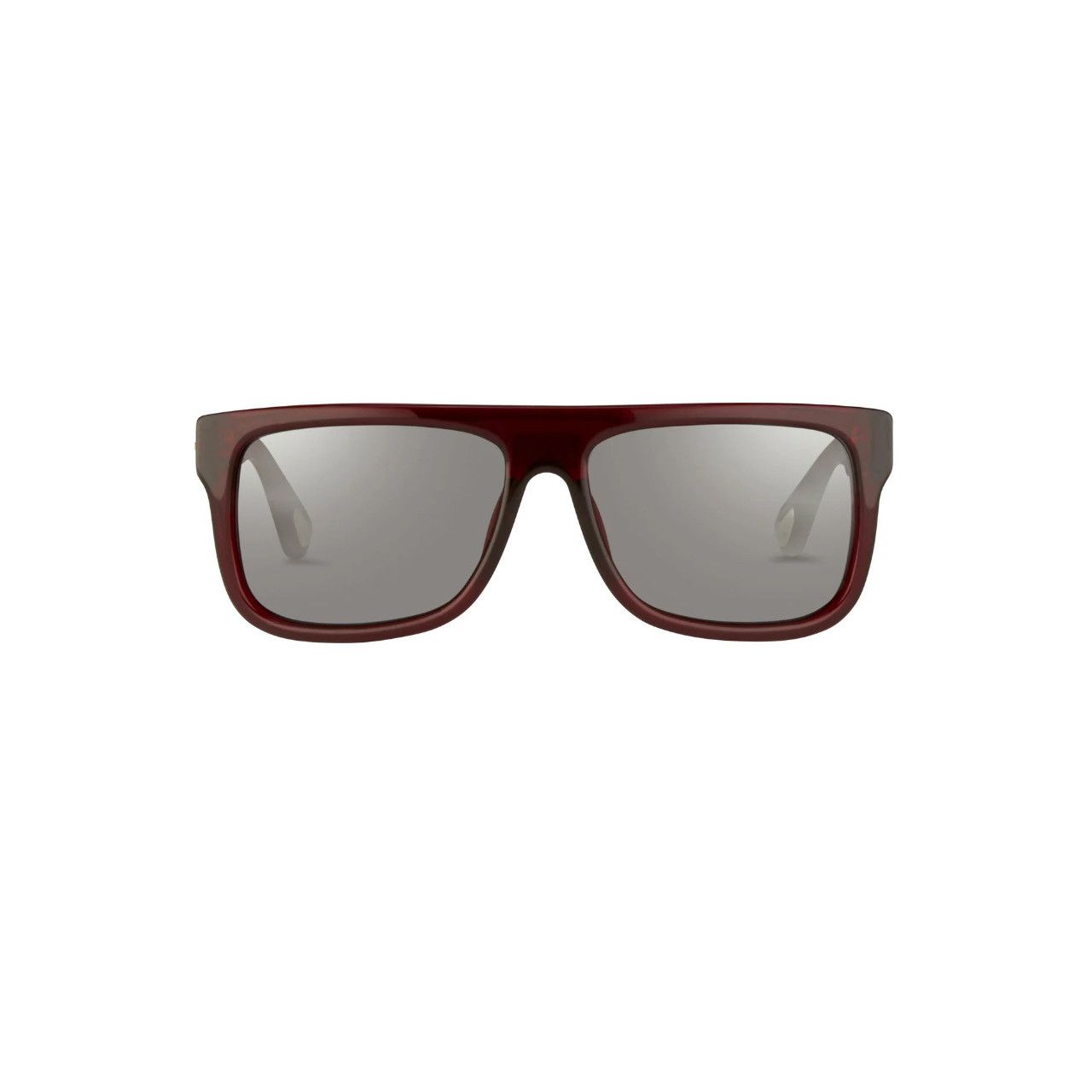 Ann Demeulemeester Sunglasses Flat Top Bordeaux Red and Blue