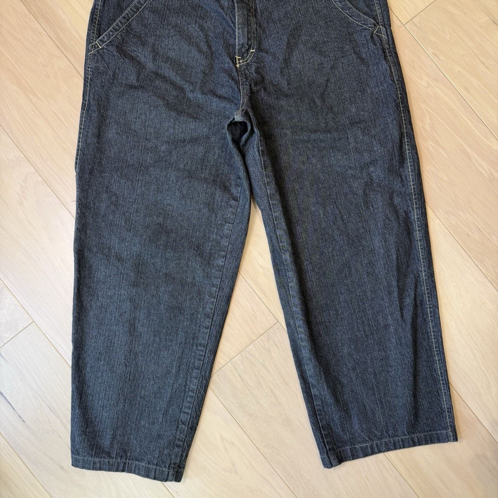 Marithe + Francois Girbaud Vintage Marithe Francois Girbaud Carpenter Pants 38 Black Size US 38 / EU 54 - 4 Thumbnail