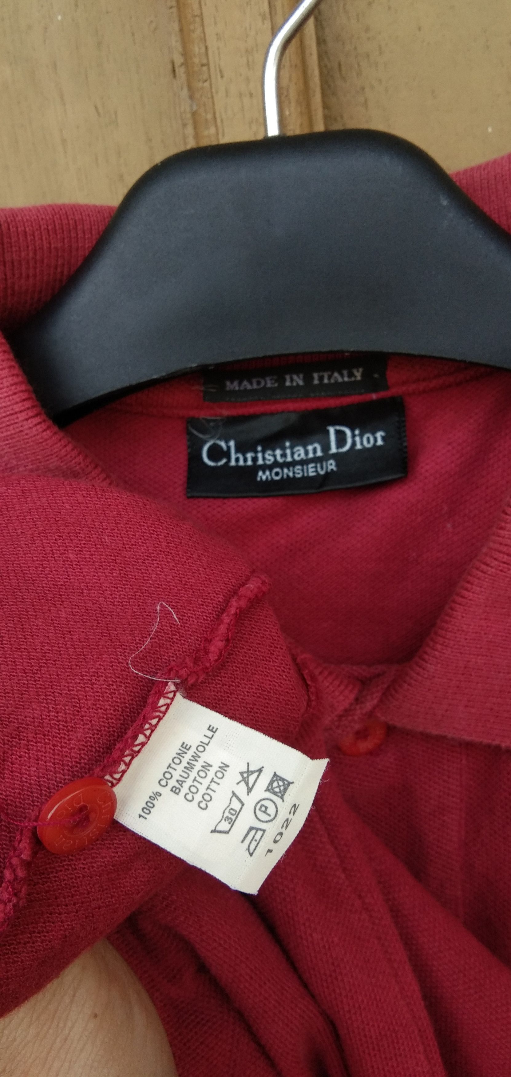 Christian Dior Monsieur × Vintage Vtg CD monsieur long poloshirt Size US M / EU 48-50 / 2 - 6 Thumbnail