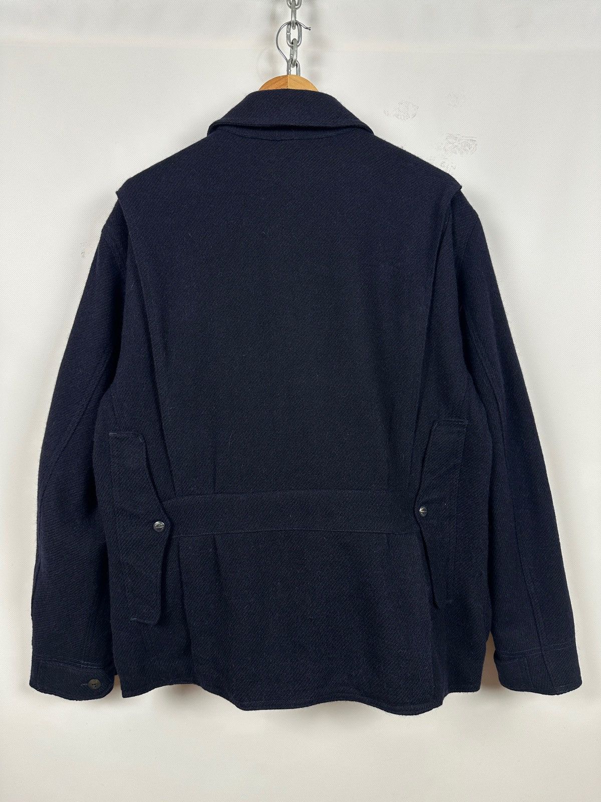 Polo Ralph Lauren Polo Ralph Lauren Wool/Alpaca Navy Blue Military Jacket Size US L / EU 52-54 / 3 - 2 Thumbnail