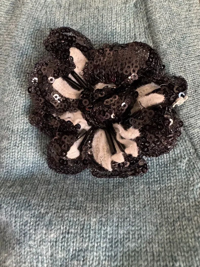 Chanel Chanel Camelia button corse knitted vest Size S / US 4 / IT 40 - 5 Thumbnail