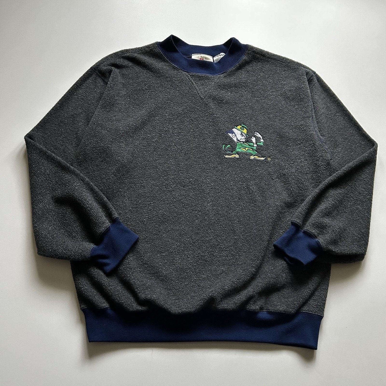 NCAA Vintage 90s Notre Dame Fighting Irish Crewneck Medium NCAA Size US M / EU 48-50 / 2 - 1 Thumbnail