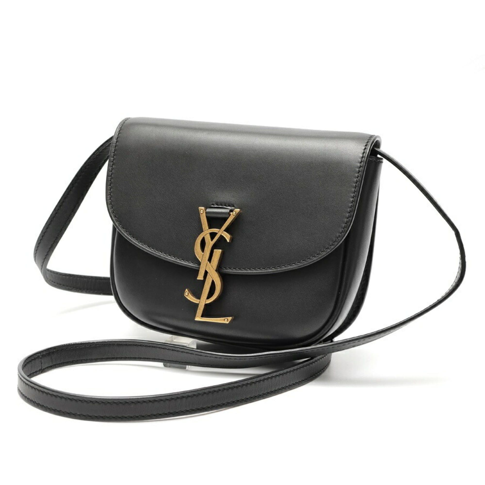 Saint Laurent Paris Saint Laurent Kaia Small Shoulder Bag 619740, Leather, Black Size ONE SIZE - 1 Thumbnail