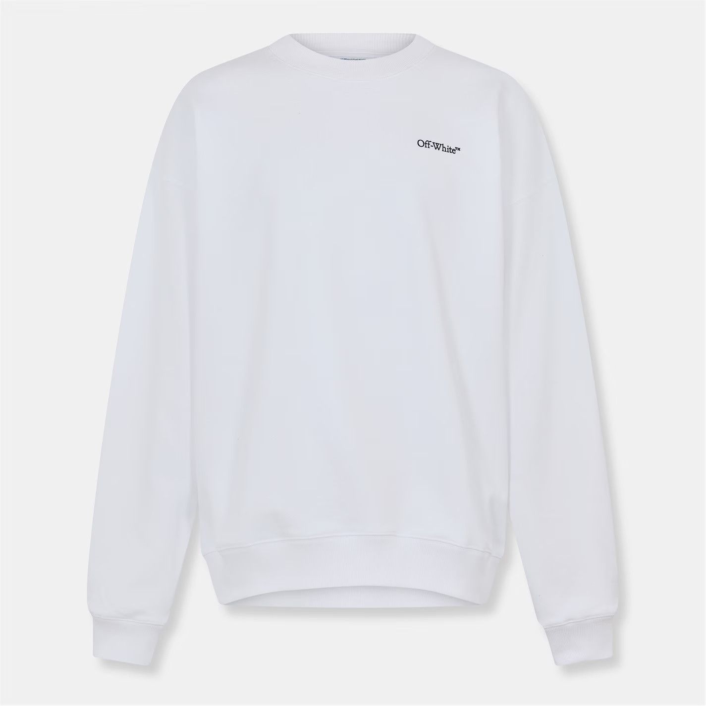 Off-White o1g2r1mq0226 Skate Crew Sweatshirt In White Size US S / EU 44-46 / 1 - 1 Thumbnail