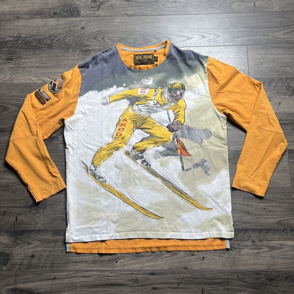 AKOO Y2k akoo brand ski long sleeve shirt Size US XXL / EU 58 / 5 - 1 Thumbnail