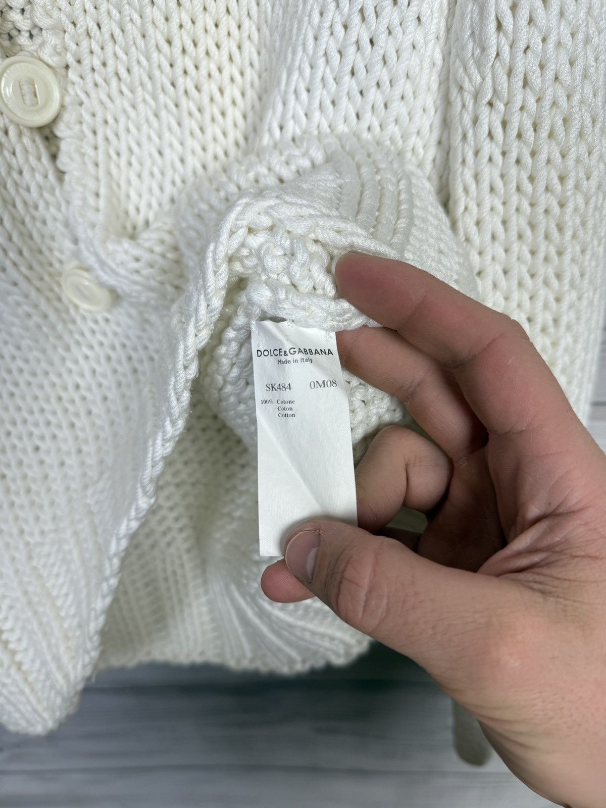 Dolce & Gabbana Dolce & Gabbana Wool Cardigan Knit Size M Size US M / EU 48-50 / 2 - 8 Thumbnail