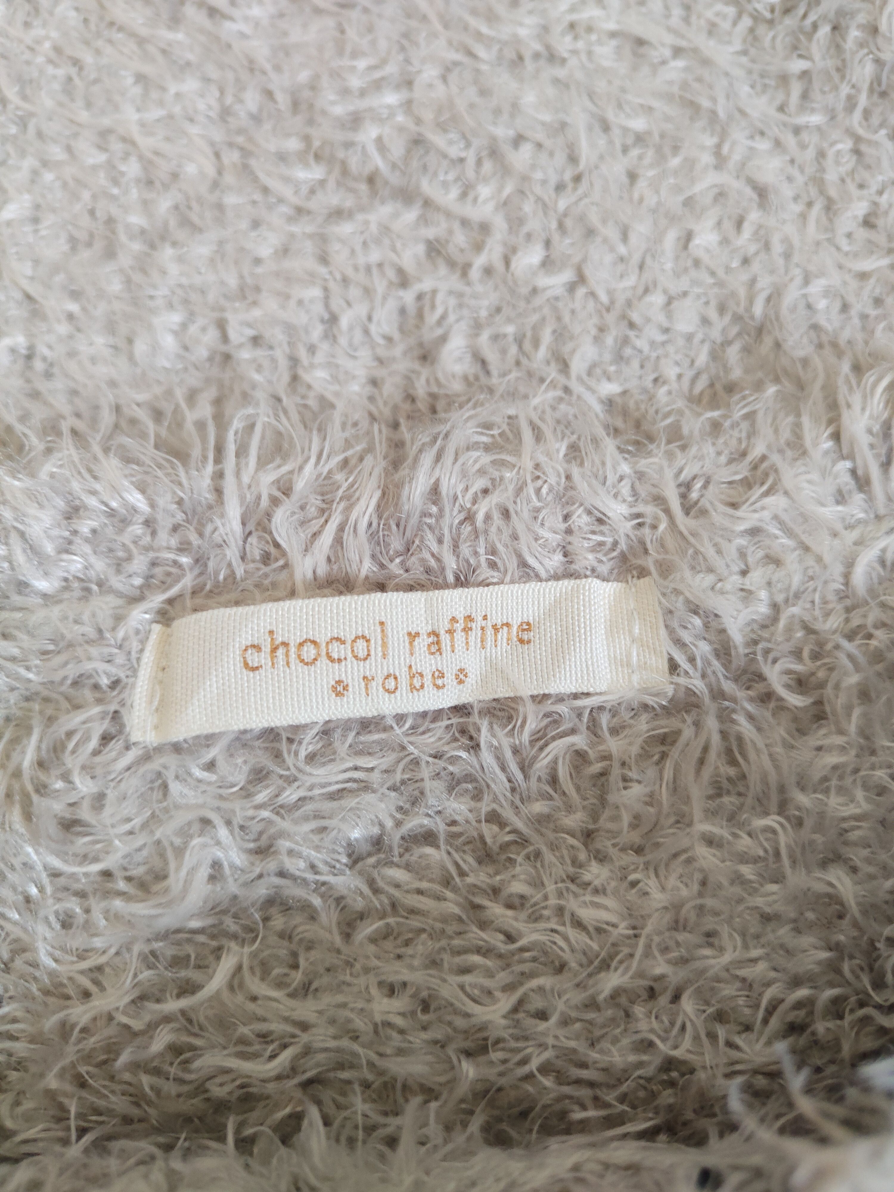 Japanese Brand × Vintage Chocol Raffine Robe Beige Fur Mohair Knitwear COOL DESIGN Size M / US 6-8 / IT 42-44 - 13 Thumbnail