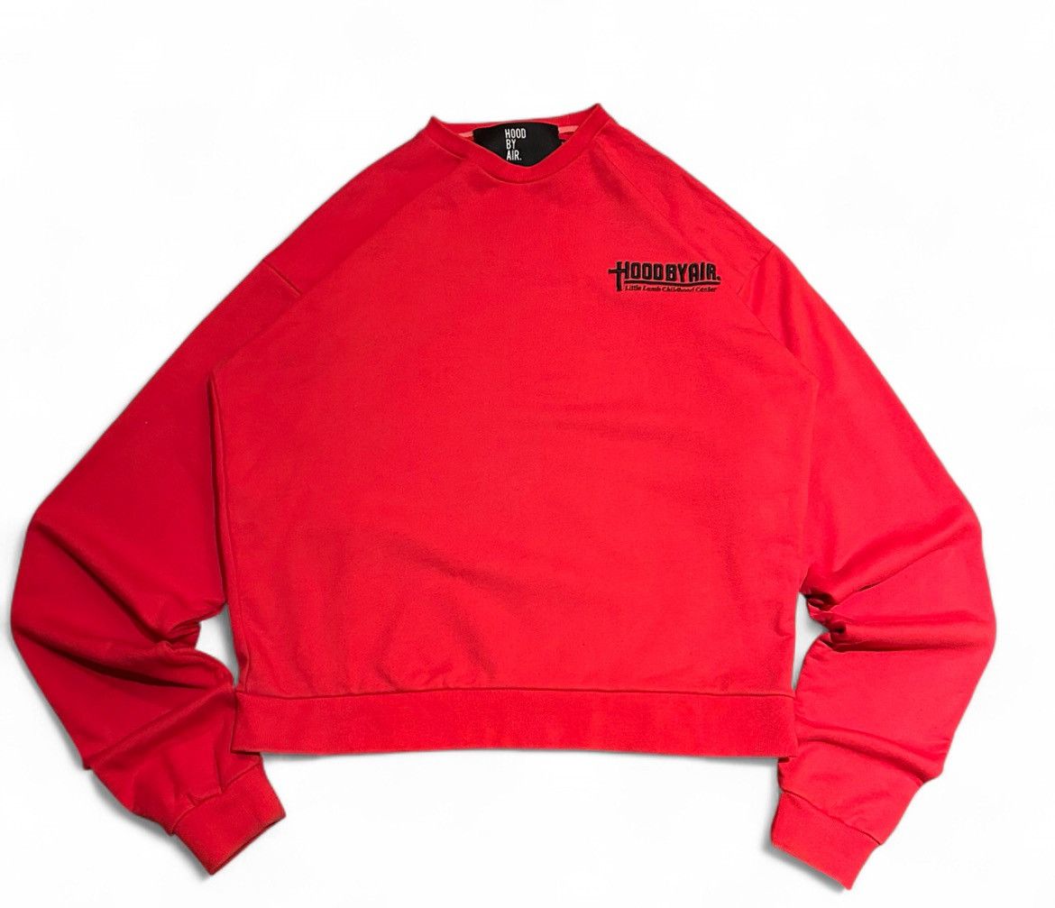 Hood by Air Little Lamb Childhood Center Oversized Crewnek