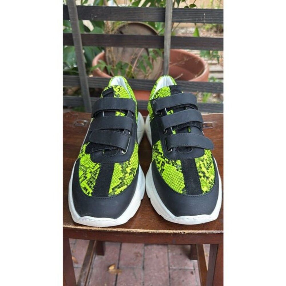Daniel Patrick DANIEL PATRICK Men's Shoes Size 42 (9) velcro snake skin De Size US 9 / EU 42 - 4 Thumbnail