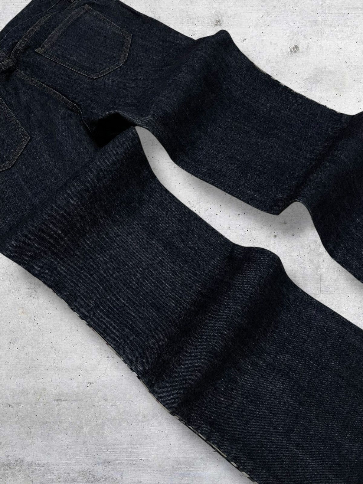 Burberry VINTAGE BURBERRY LONDON DESIGNER FLARED PLATTED OG DENIM Size US 28 / EU 44 - 14 Thumbnail