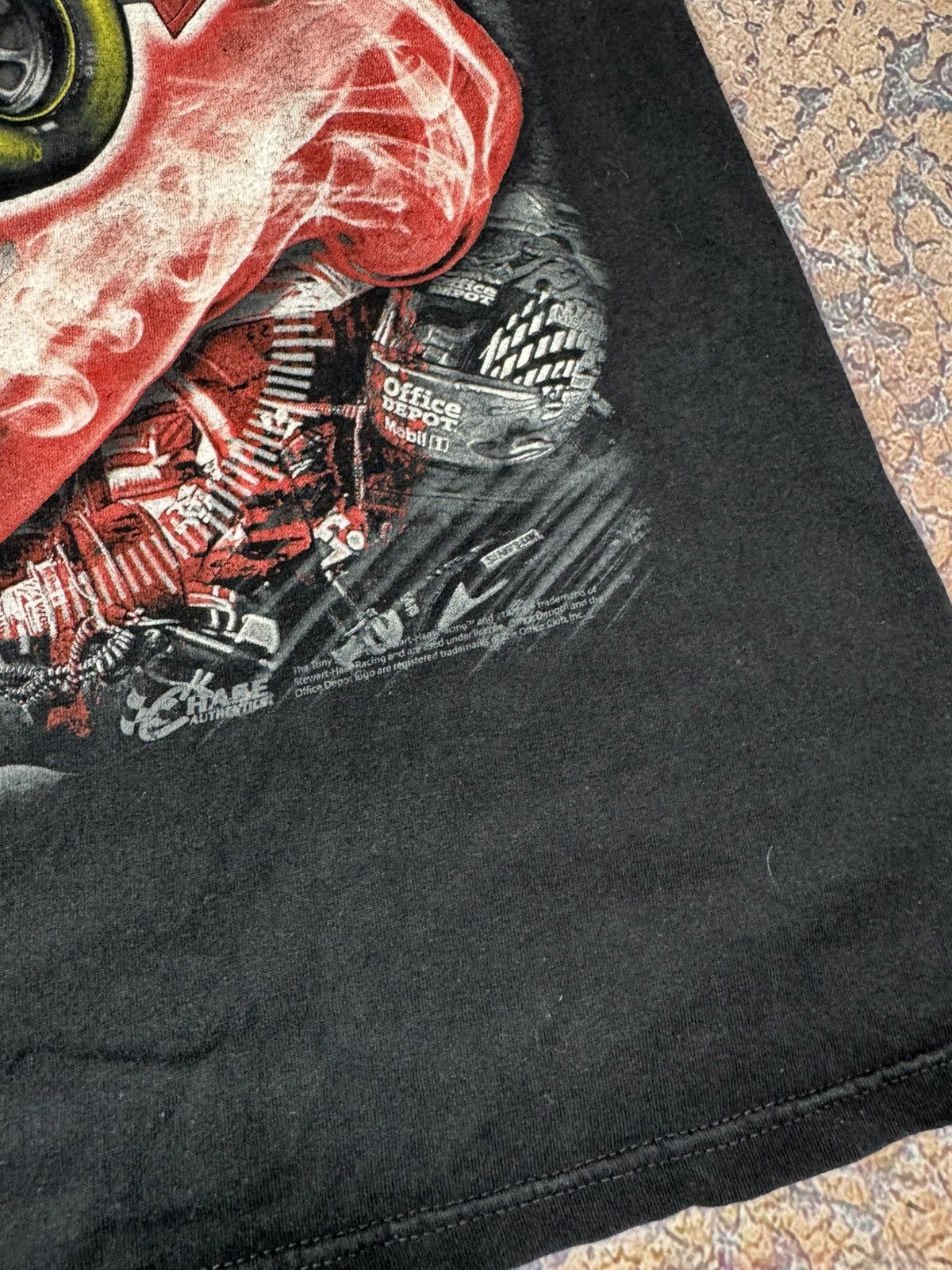 NASCAR Tony Stewart Vintage NASCAR T-Shirt Size US XXL / EU 58 / 5 - 11 Thumbnail