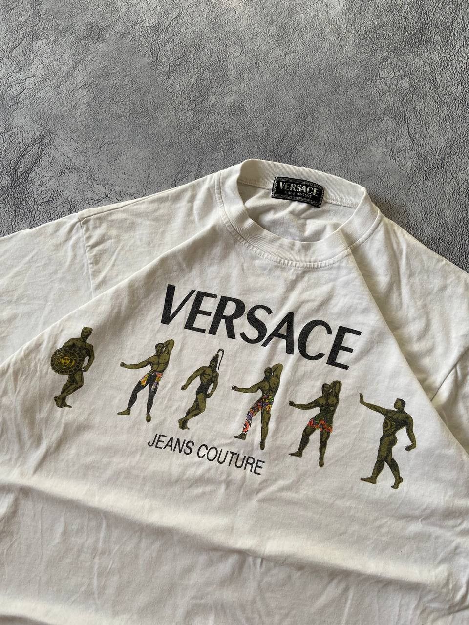 Versace Versace Vintage Jeans Couture 90s Athletic Statue White Size US L / EU 52-54 / 3 - 8 Thumbnail
