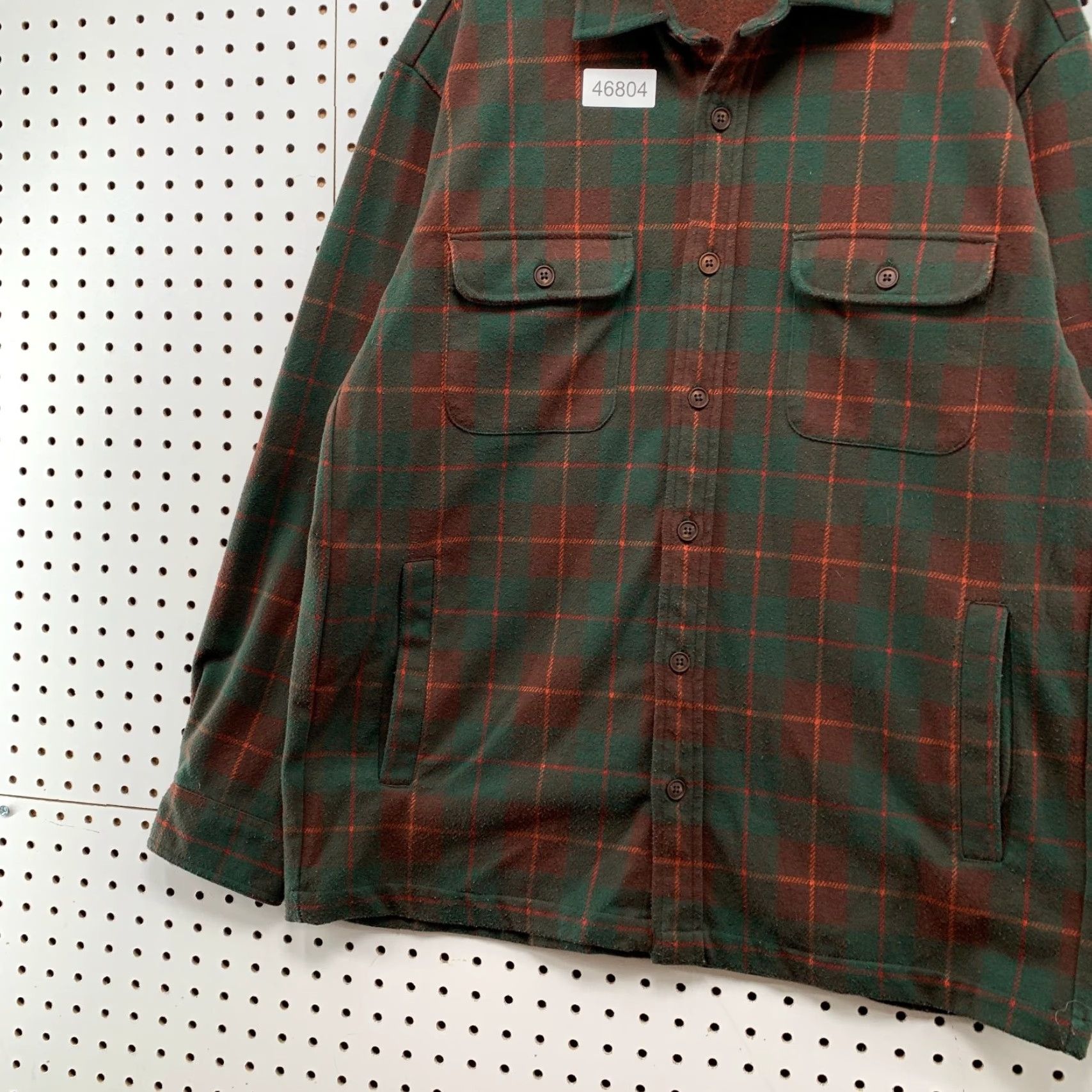 Bonobos Bonobos Button Shirt Jacket Mens Large Green Plaid Flannel Sportsman Shacket Size US L / EU 52-54 / 3 - 3 Thumbnail
