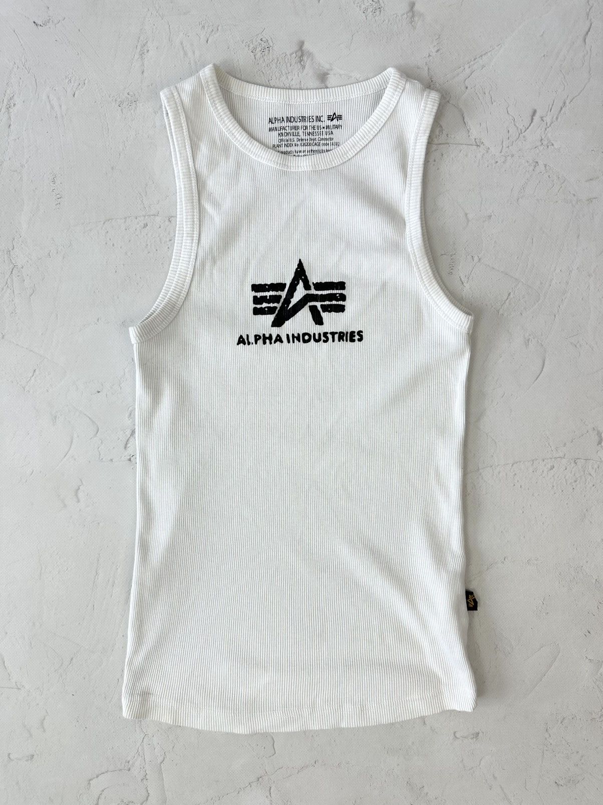 Alpha Industries Alpha Industries White Logo Top Size S / US 4 / IT 40 - 1 Thumbnail