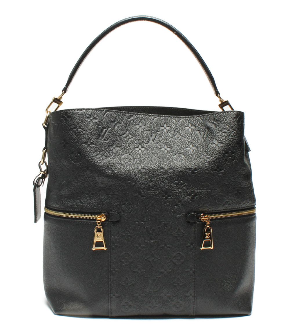 Louis Vuitton Melie Shoulder Bag Empreinte Leather Black