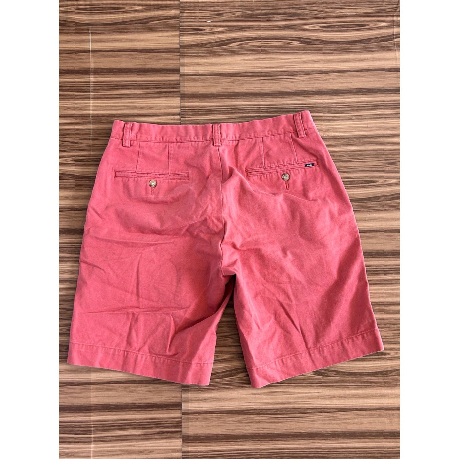 Polo Ralph Lauren Polo Ralph Lauren Mens Pink Classic Fit Chino Shorts 9 Inch Inseam 31 Waist Regular Size Cotton Solid Short Size US XS / EU 42 / 0 - 2 Thumbnail