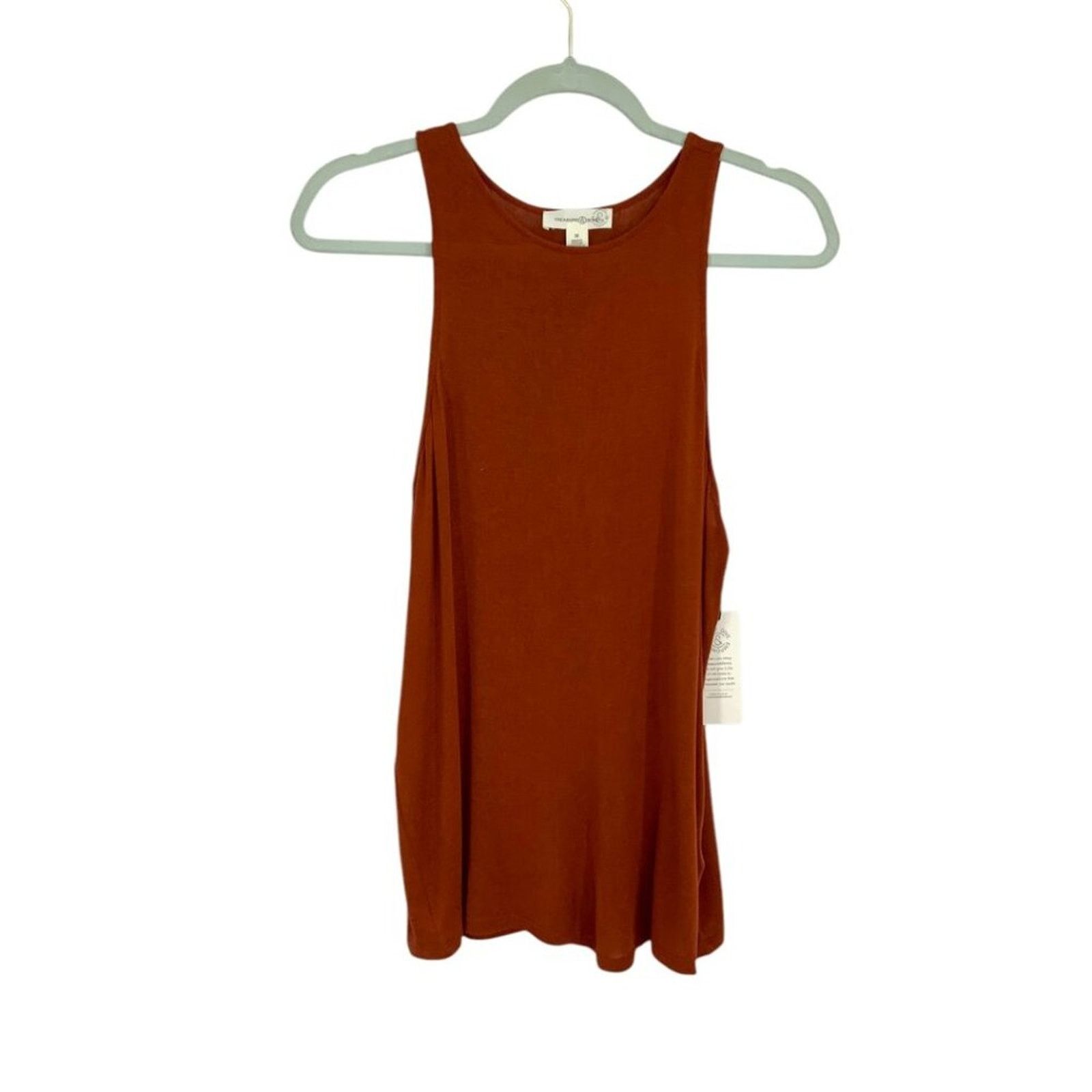 Treasure & Bond Treasure & Bond High Neck Tank Top Rust Medium NWT $29 MSRP Size M / US 6-8 / IT 42-44 - 3 Thumbnail