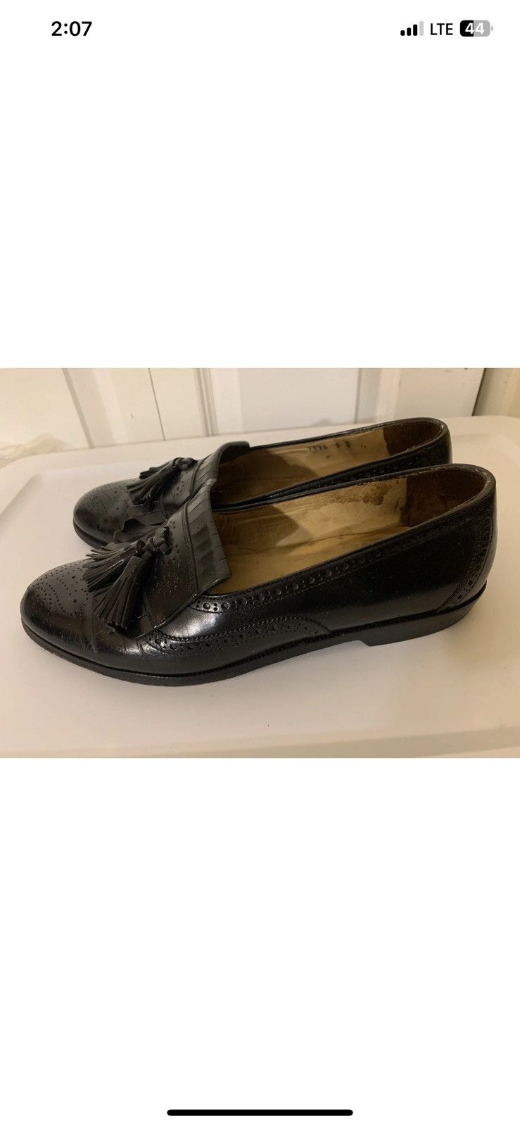 Cole Haan Cole Haan Bragano mens sz 9D black kiltie loafers slip shoes Size US 9 / EU 42 - 7 Thumbnail