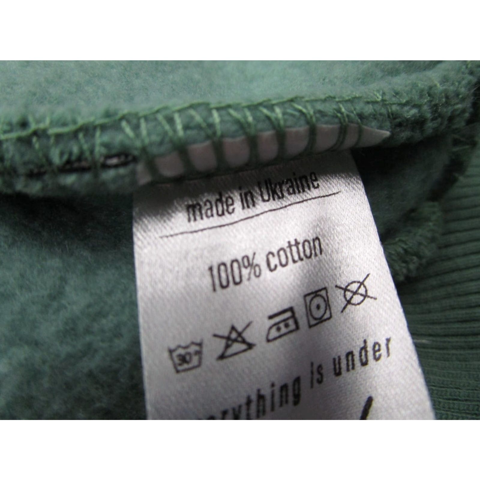 Vintage Ctrl Sweatshirt Women Small Green Vega High Neck Pullover Made in Ukraine Size S / US 4 / IT 40 - 5 Thumbnail