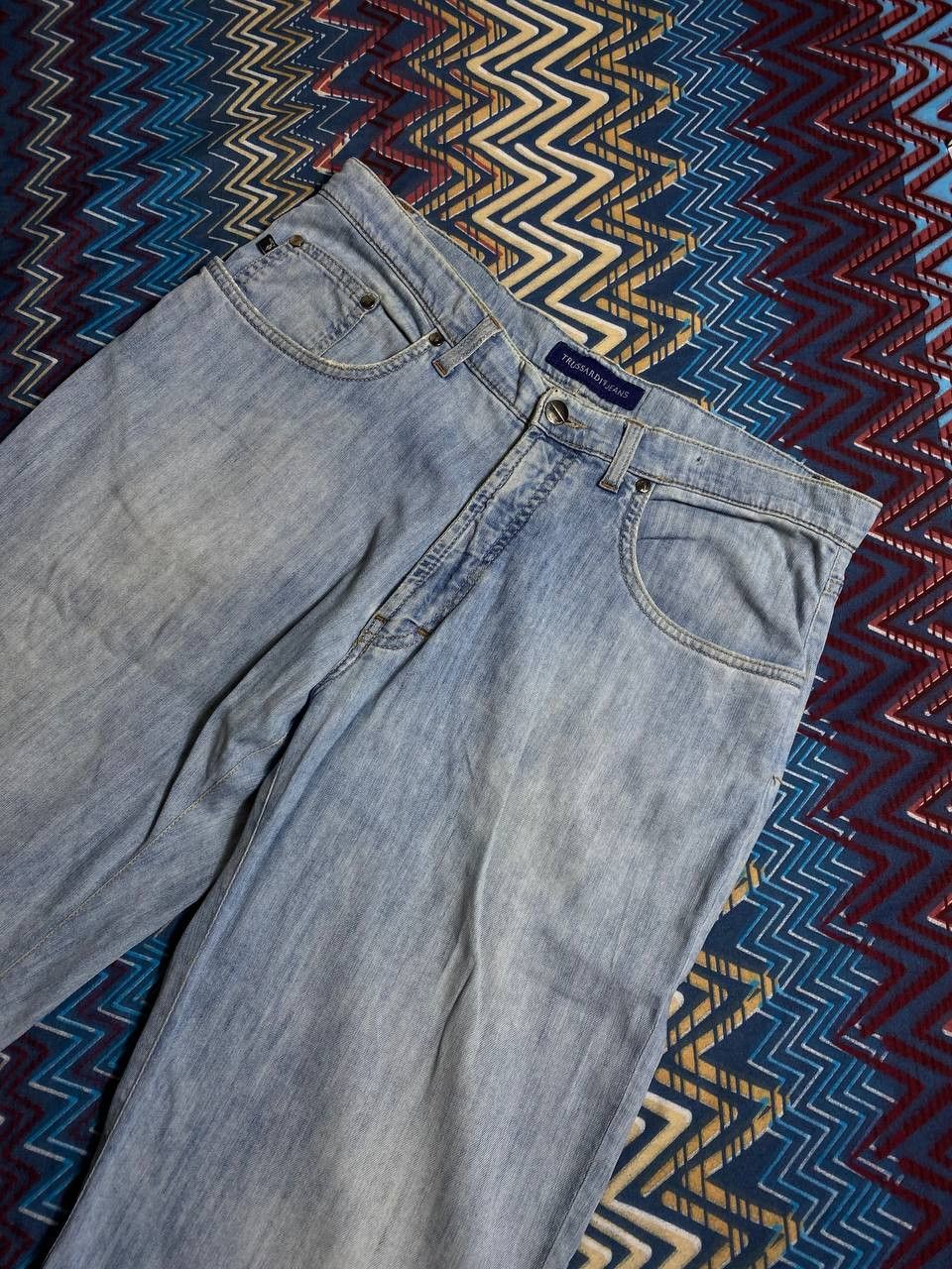 Trussardi × Vintage Vintage Trussardi Jorts Denim Pants Size US 36 / EU 52 - 18 Thumbnail