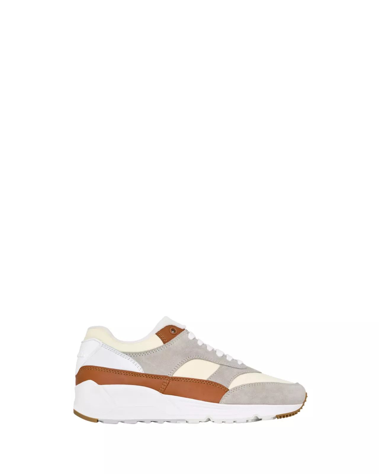 SAINT LAURENT Bump $950 Wht/Gry/Hny Snekrs New/Auth