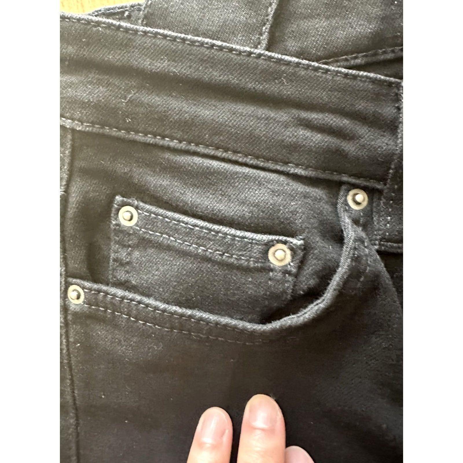Ksubi Ksubi Jeans Skinny Men 30 Black Denim 5-Pocket Mid Rise 32.5 Inseam Button Waist 15” Size US 30 / EU 46 - 7 Thumbnail