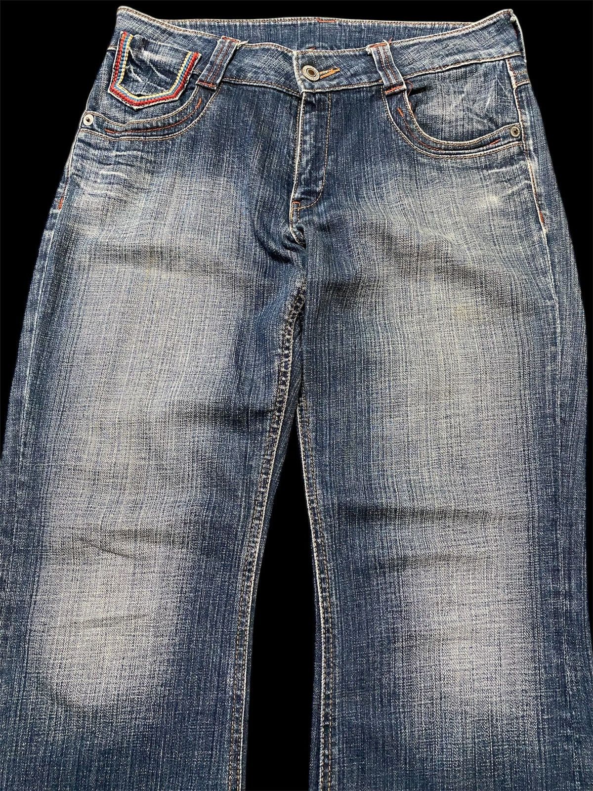 Hysteric Glamour × If Six Was Nine × Japanese Brand Flare Jeans Japanese Unknown Distressed Denim Flared @41 Size US 32 / EU 48 - 4 Thumbnail