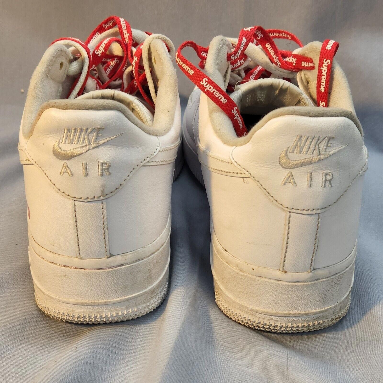 Nike Nike Air Force 1 Low Supreme White CU9225-100 Men Size 9 Size US 9 / EU 42 - 6 Thumbnail