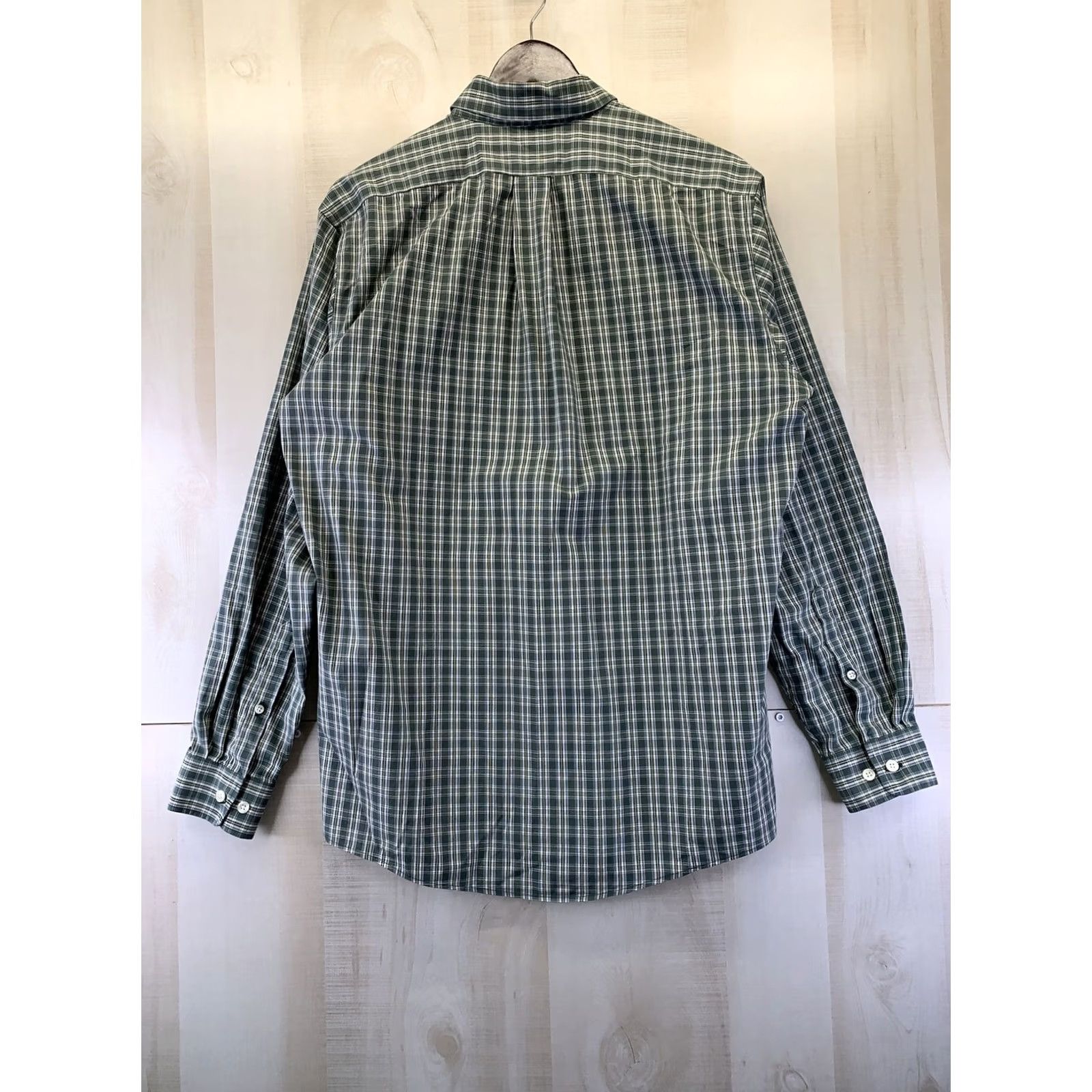 Eddie Bauer Eddie Bauer Button-Down Shirt Mens Plaid Green Wrinkle Free Relaxed Fit SZ M-5219 Size US M / EU 48-50 / 2 - 4 Thumbnail