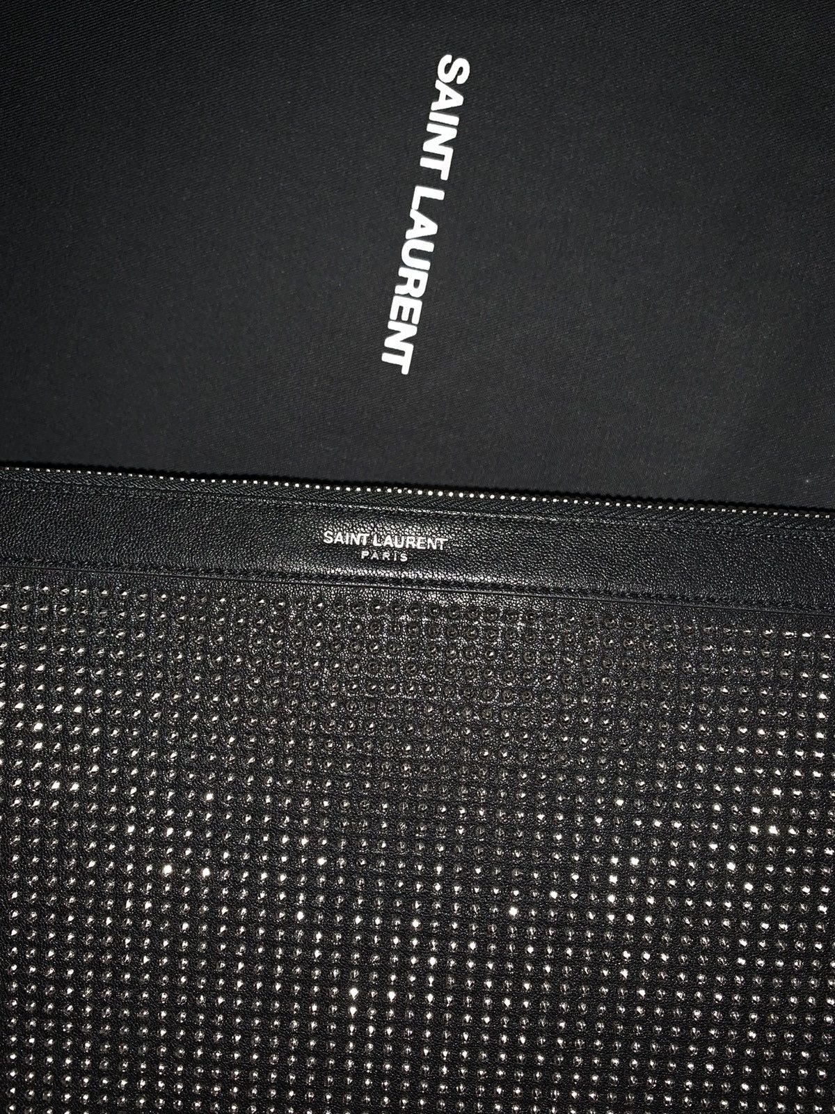 Saint Laurent Paris Saint Laurent Studded iPad holder/clutch Size ONE SIZE - 3 Thumbnail