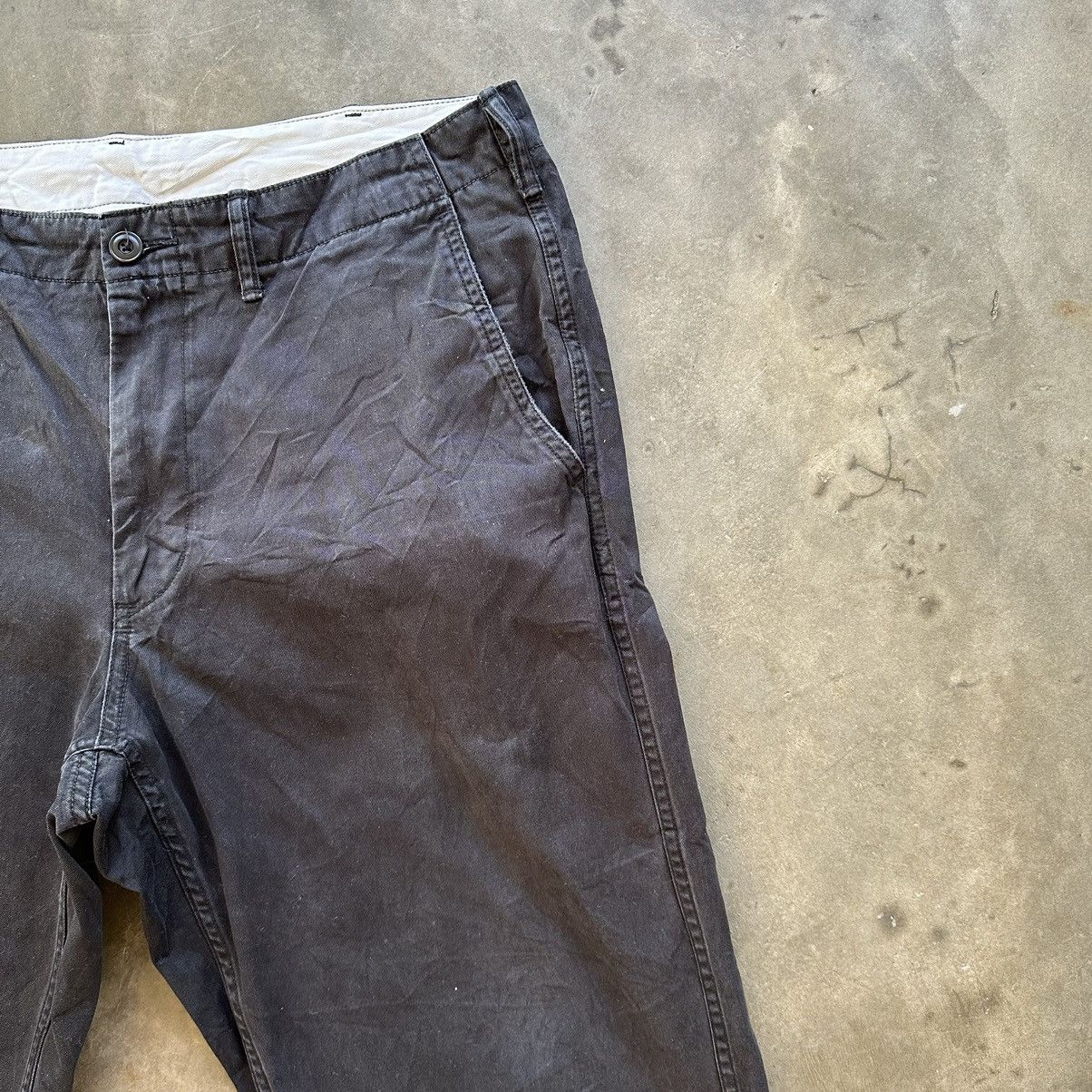 Japanese Brand Vintage Uniqlo Distressed Black Casual Trousers Pants Size US 35 - 5 Thumbnail