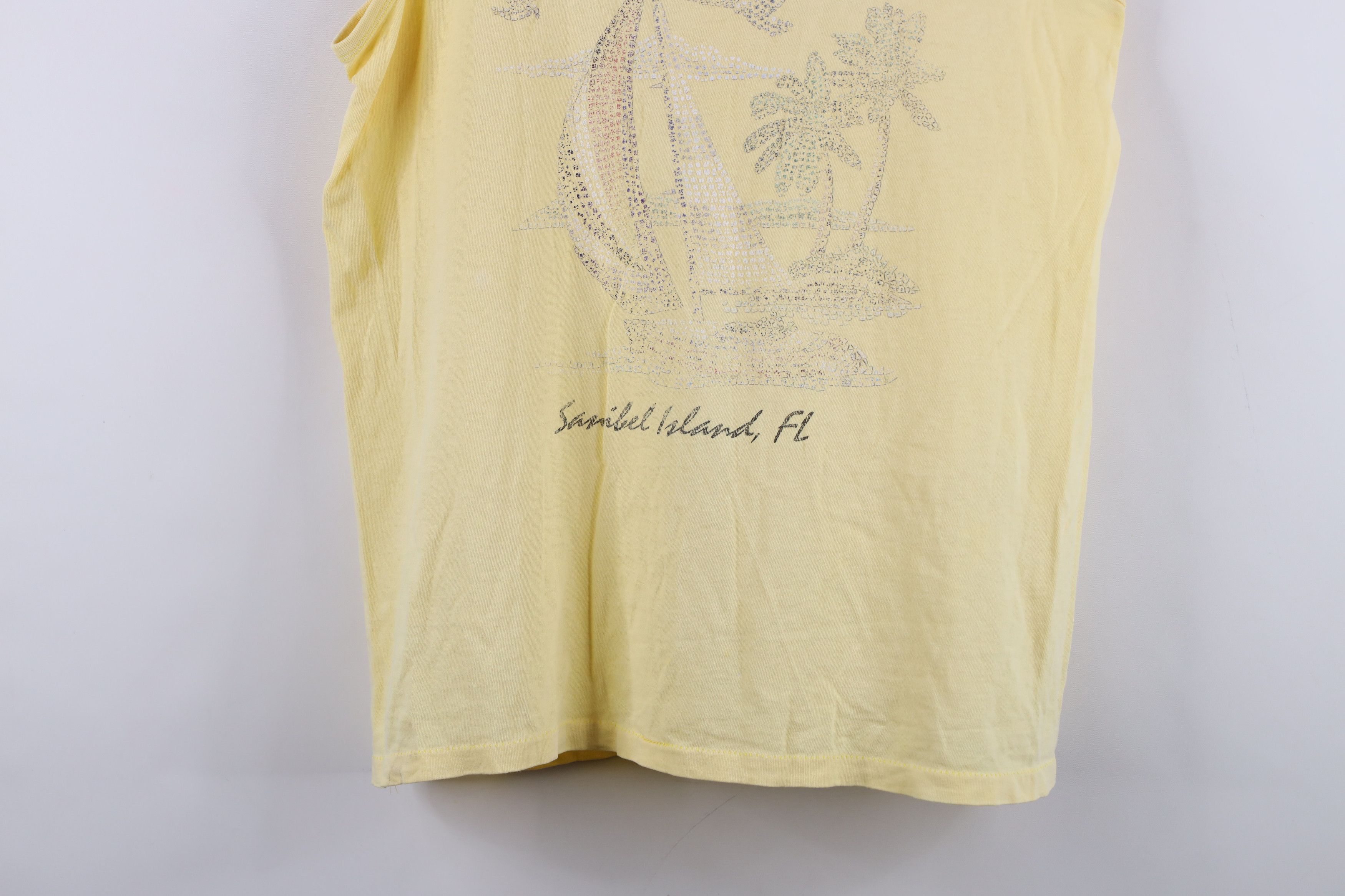 Vintage Vintage 90s Streetwear Island Sailing Tank Top T-Shirt USA Size L / US 10 / IT 46 - 3 Thumbnail