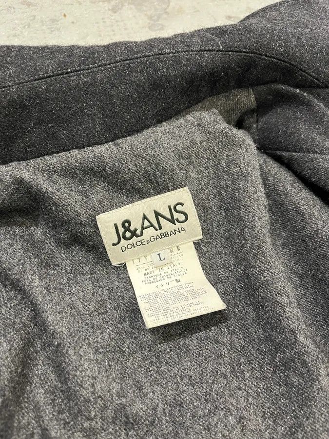 Dolce & Gabbana 2000s Dolce & Gabbana Grey Wool Cargo Zip-up Jacket Size US L / EU 52-54 / 3 - 9 Thumbnail