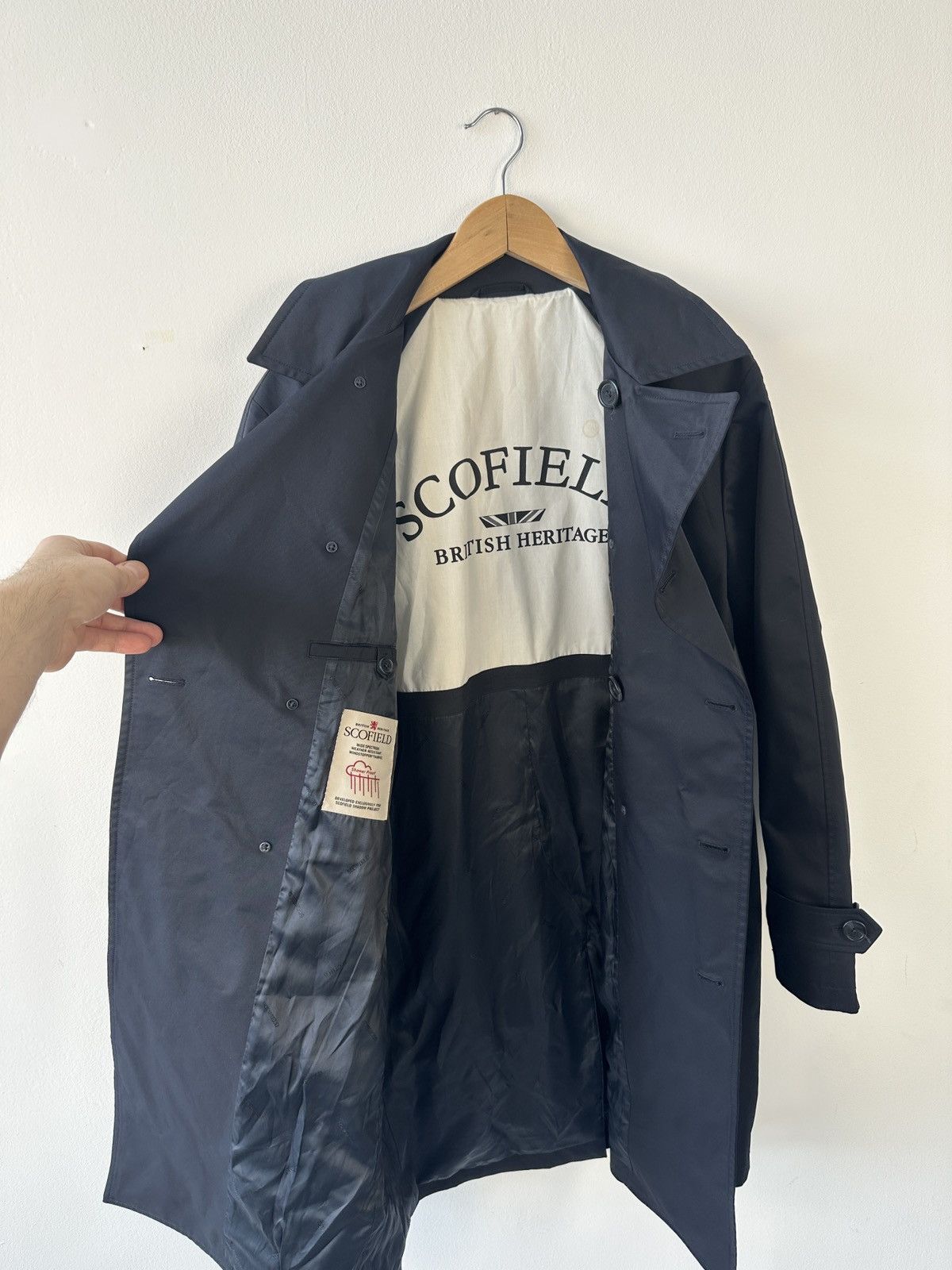 Other Scofield British Heritage Single-Breasted Mac Coat size M Size US M / EU 48-50 / 2 - 10 Thumbnail