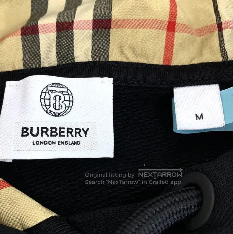 Burberry Burberry Black Cotton Women's Hoodie. Size M / US 6-8 / IT 42-44 - 5 Thumbnail