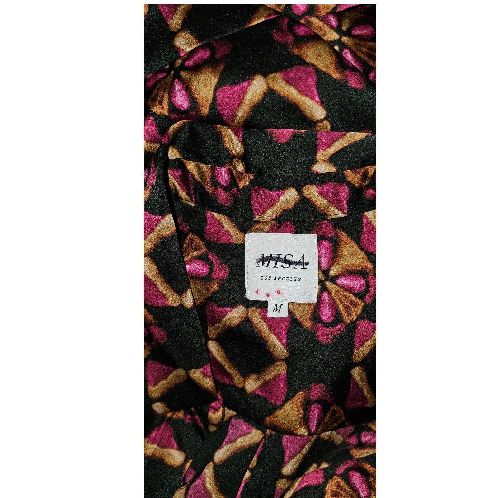 Anthropologie × MISA Los Angeles New Anthropologie MISA Long-Sleeve Wrap Dress $435 MEDIUM Size M / US 6-8 / IT 42-44 - 7 Thumbnail