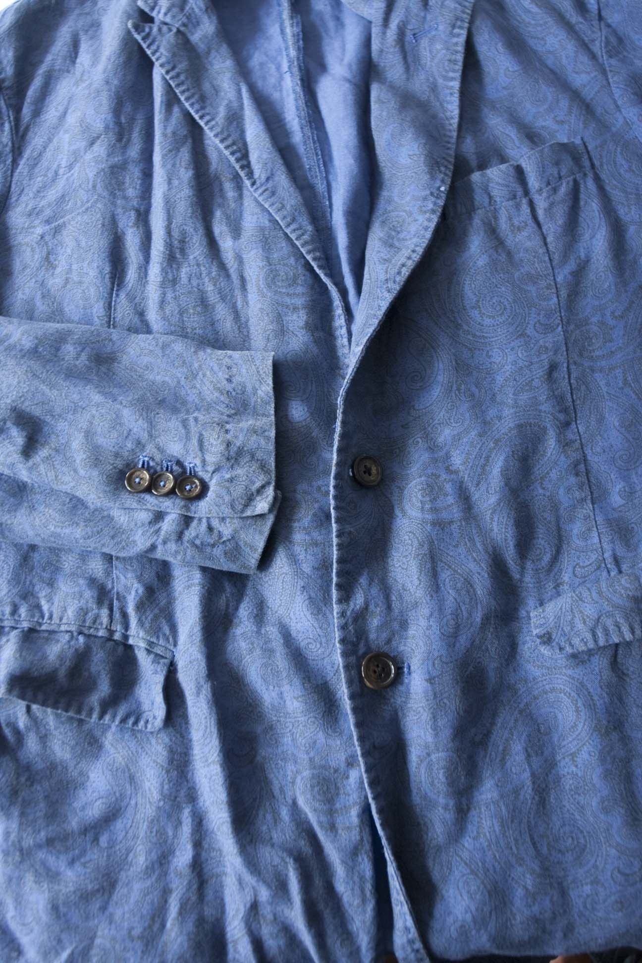 Etro Etro Jacket Paisley Size 2XL Surgeon Cuff Blue Size US XXL / EU 58 / 5 - 2 Thumbnail