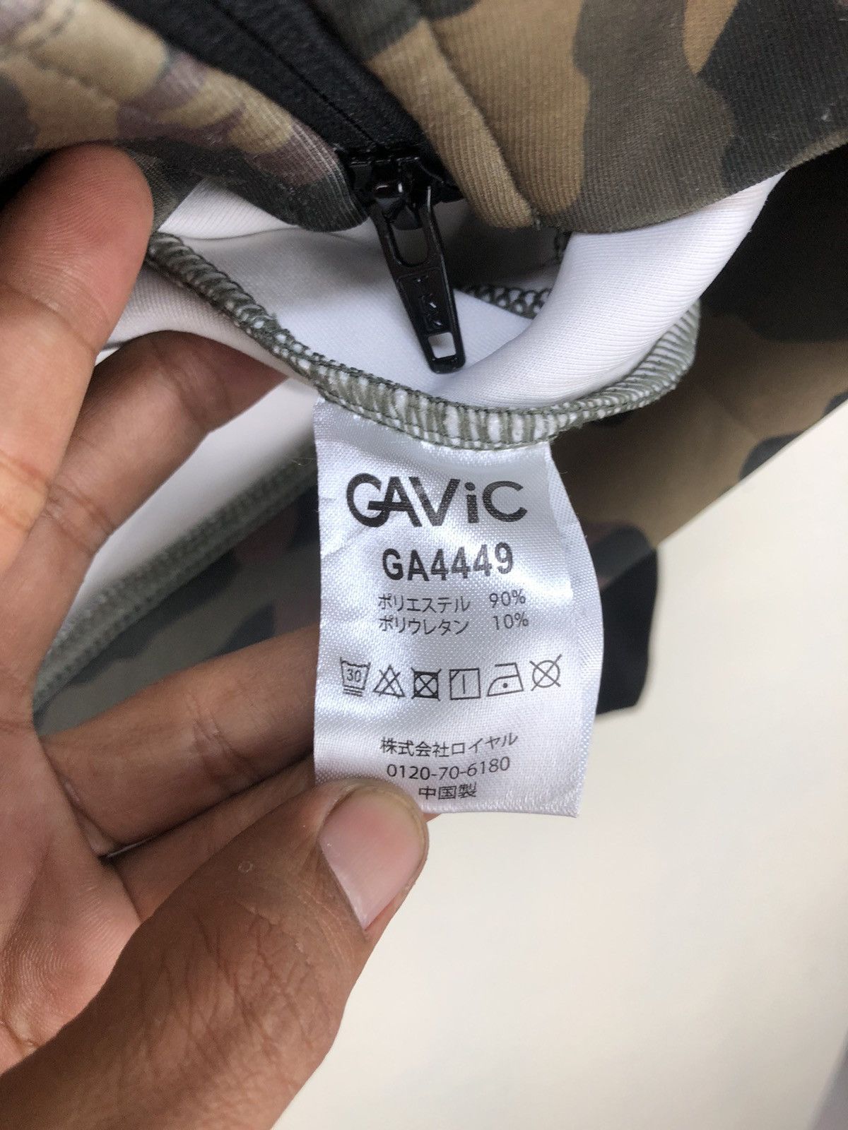 Japanese Brand Japanese Brand Gavic Camo Asymetrical Zip Hooded Jacket Size US M / EU 48-50 / 2 - 5 Thumbnail