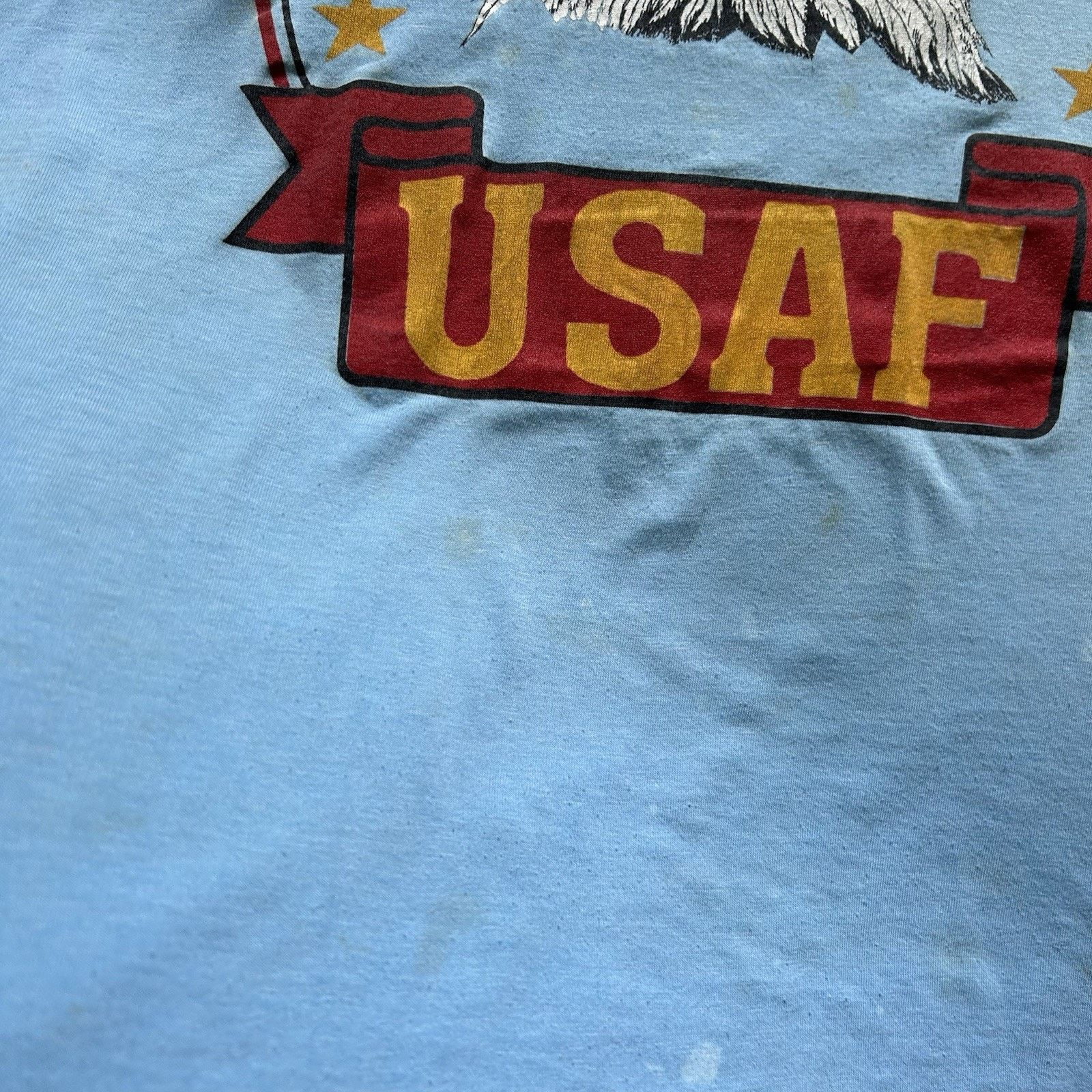 Artek × Vintage Vintage 80s USAF Sheppard AFB T Shirt XL Artex Single Stitch Size US XL / EU 56 / 4 - 10 Thumbnail