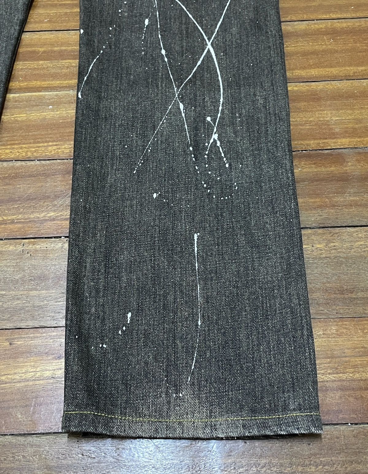 If Six Was Nine × Japanese Brand × Vintage Rare Design Vintage Rattle Trap Distressed Art Jeans 1990s Size US 33 - 8 Thumbnail