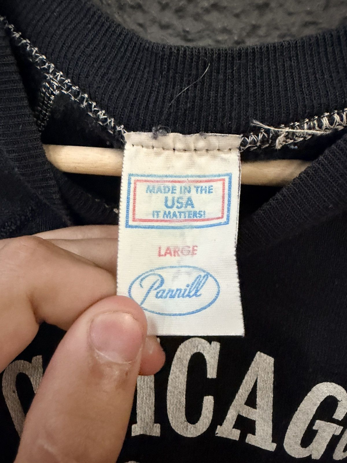 Vintage Vintage Chicago Black Hawks Crewneck Size US L / EU 52-54 / 3 - 2 Thumbnail