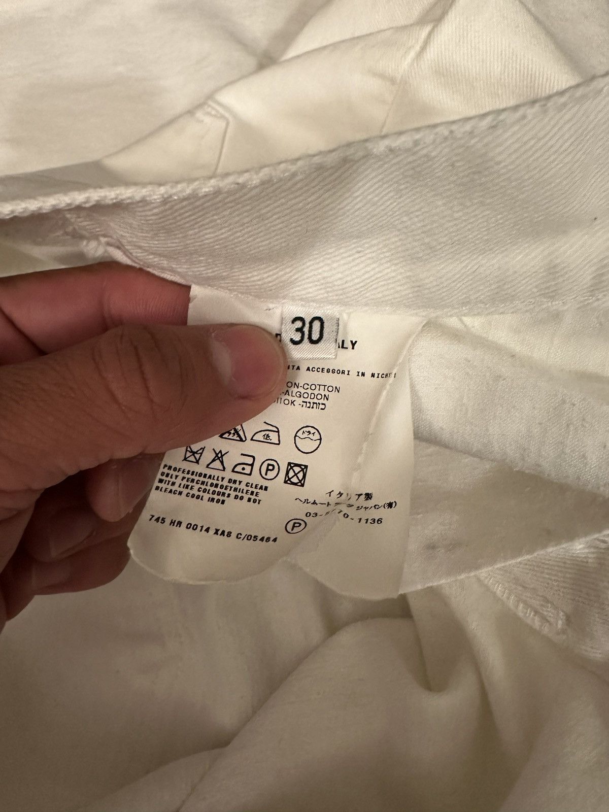 Helmut Lang Helmut Lang White Denim Pants Size US 30 / EU 46 - 4 Thumbnail
